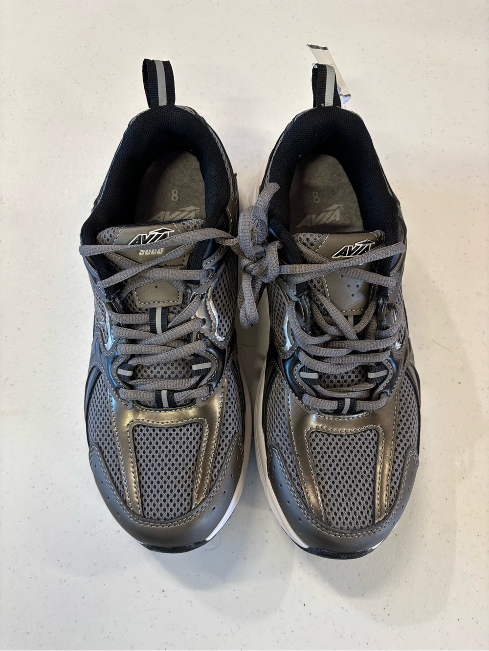 Avia Gray and Black Men's Sneakers